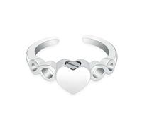 DOTUIARG Bagues de crémation pour cendres, urnes en acier inoxydable, bagues de doigt, bijoux commémoratifs en cendres pour femmes
