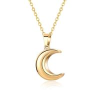 DOTUIARG Bijoux de crémation en acier inoxydable pour cendres collier de cendres de lune pendentif d’urne pour animaux humains souvenirs pour femmes hommes
