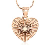 DOTUIARG Bijoux de crémation en forme de cœur pour pendentif en forme de cendres pour femmes pour hommes porte-collier d’urne Médaillon commémoratif en cendres