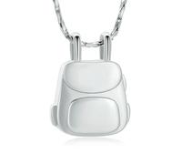 DOTUIARG Bijoux de crémation pour cendres Sac à dos Pendentif urne Collier Souvenirs Souvenirs Cadeau commémoratif des êtres chers pour femmes Hommes