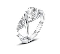 DOTUIARG Bijoux de crémation pour cendres urne bague pour femmes bague de crémation pour cendres des êtres chers (taille 6-10)