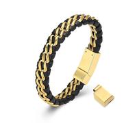 DOTUIARG Bracelet commémoratif tressé pour hommes, bracelets d’urne pour cendres, bracelet bijoux souvenirs en acier inoxydable