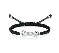 DOTUIARG Bracelet d’urne en os de chien Cendres Bijoux de crémation Urne tressée pour cendres d’animaux Bijoux à bracelet commémoratif ajustable