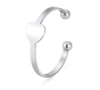 DOTUIARG Bracelet de crémation en acier inoxydable à boule de vis ouvrible avec bracelet d’urne en forme de cœur pour les cendres