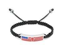 DOTUIARG Bracelet de crémation en croix pour cendres pour hommes Bracelets d’urne au bar Bijoux commémoratifs Souvenirs funéraires