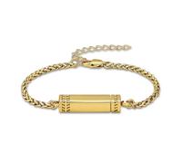 DOTUIARG Bracelet de crémation pour cendres Bar en acier inoxydable Urne Bracelets à liens ajustables Bijoux souvenirs Cadeau commémoratif pour femmes Hommes