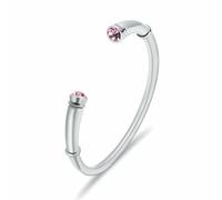 DOTUIARG Bracelet de crémation pour cendres Bijoux commémoratifs en urne en acier inoxydable bracelet en cristal incrusté Souvenirs pour les proches Cadeau souvenir pour femmes