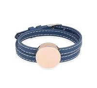 DOTUIARG Bracelet de crémation pour cendres Médaillon rond doré Rose bracelet à bande ajustable bijoux sur urne commémorative personnalisée