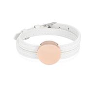 DOTUIARG Bracelet de crémation pour cendres Médaillon rond doré Rose bracelet à bande ajustable bijoux sur urne commémorative personnalisée