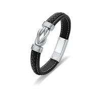 DOTUIARG Bracelet de crémation pour cendres, urne en acier inoxydable, bijoux commémoratifs, bracelet tressé, bracelet de souvenir pour femmes, hommes