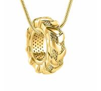 DOTUIARG Colliers d’urnes en acier inoxydable pour cendres Bijoux de crémation Pendentif funéraire