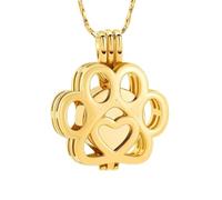 DOTUIARG Colliers d’urnes pour feuilles de cendre Bijoux de crémation en acier sans taines Pendentif souvenir pour les femmes Hommes