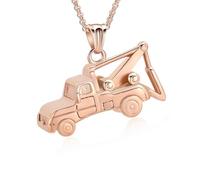 DOTUIARG Crémation Bijoux Voiture Urne Collier pour Cendres En Acier Inoxydable Cendres Pendentif Pour Femmes Hommes Souvenirs Collier Commémoratif