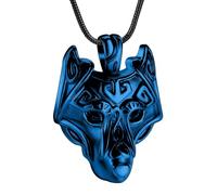 DOTUIARG Pendentif bijoux de crémation, collier d’urne en acier inoxydable, porte-cendres d’animal humain, souvenir pour un être cher.