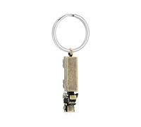 DOTUIARG Porte-clés de crémation pour cendres Tracteur Pendentif d’urne Porte-clés Bijoux commémoratifs Souvenir funéraire Cadeau pour hommes