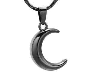 DOTUIARG Tu es mon pendentif de lune, collier, cendre, souvenir de l’animal de compagnie, bijoux de crémation, cadeau pour femmes, collier fille