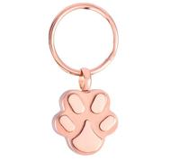 DOTUIARG Urne Bijoux Noir En Acier Inoxydable Chien/Chat Patte Forme Souvenir Urne Porte-clés Pour Cendres crémation Bijoux Porte-clés Porte-clés