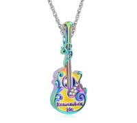 DOTUIARG Urne, collier de cendres pour femmes, bijoux de crémation, médaillon en forme de cœur, pendentif commémoratif