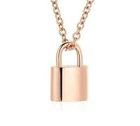 DOTUIARG Urnes de crémation cylindriques pour humains/animaux de compagnie Argent, or rose, bijoux commémoratifs noirs, cendres, médaillon, pendentifs de souvenirs funéraires