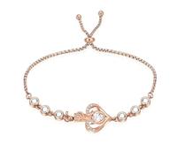 DOTUIARG Urnes de roses pour femmes Bracelet de crémation ajustable pour les cendres d’animaux de compagnie/humain, cadeaux commémoratifs, urnes souvenirs, bracelets bijoux