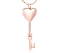 DOTUIARG Urnes pour cendres Pendentif de crémation de n cœur Collier Urne commémorative en acier inoxydable Charme de crémation Collier Médaillon de cendres 4 couleurs