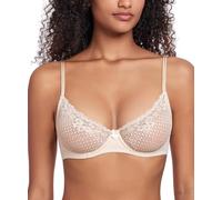 DotVol Soutien-Gorge Balconnet Femme Dentelle résille sous-vêtements Transparents avec Armatures Soutien-Gorge Non rembourré