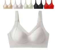 Dotwites Glizara Soutien-gorge gainant confortable Glizara pour femme, gris, XXX-Large