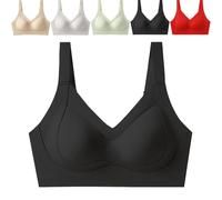 Dotwites Glizara Soutien-gorge gainant confortable Glizara pour femme, Noir , XL