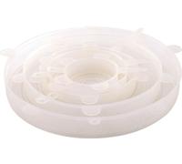 Dotz Silikondeckel Transparent - 6 Stück