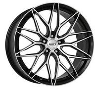DOTZ SUZUKA DARK schwarz frontpoliert 8.0Jx18 5x114.3 ET48
