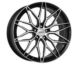 DOTZ SUZUKA DARK schwarz frontpoliert 8.0Jx18 5x114.3 ET48