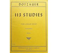 Dotzauer, J. Friedrich - 113 Studies for Solo Cello, Volume 1 (Nos. 1-34) - by Johannes Klingenberg
