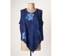 dou-dou's chemisiers et blouses femme de couleur bleu 42