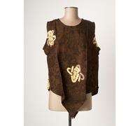 dou-dou's chemisiers et blouses femme de couleur marron 42