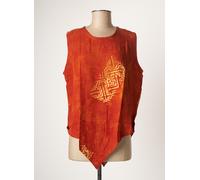 dou-dou's chemisiers et blouses femme de couleur orange 40