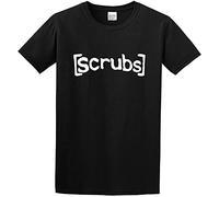 douba Scrubs Series TV Series Show Logo O Neck Men T Shirt Black S