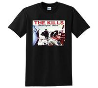douba Short Sleeve?The Kills T Shirt Midnight Boom Vinyl CD Cover?Shirt Top Sweatshirt Black S