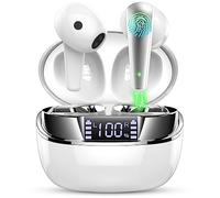 Doubc Casque Bluetooth 5.3, écouteurs sans fil avec audio stéréo HiFi, écouteurs sans fil avec 47 heures d'autonomie, écran LED, ENC réduction du bruit, USB-C, contrôle tactile pour appels et musique