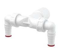 Double 17-23mm Entrées Coudées Lave-Vaisselle 32/40mm Siphon Vidange Connecteur