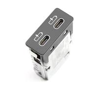 Double adaptateur d'alimentation de type C pour véhicules G82 G83 F39 F40 F44 F45 F46 F48 F49 Résistant aux chocs Construction efficace USB Type C Charge rapide
