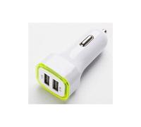 Double Adaptateur LED Prise Allume Cigare USB pour SONY Xperia Z5 Compact Smartphone Double 2 Ports Voiture Chargeur Universel (JAUNE)