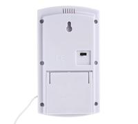 Double affichage de la température intérieure et de l'humidité avec grand écran transparent pour une lecture facile dans l'environnement de serre, moniteur de température et d'humidité