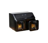 alpina Double Airfryer XXL - Friteuse à air chaud 2x4L - Friteuse à air avec écr