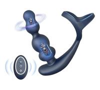 Double Anneau Penien Stimulation de la prostate - Pour hommes Plug anal Stimulation anale KUI8