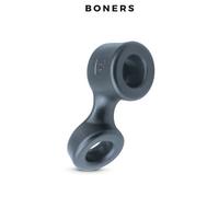 Double Anneau pour pénis et testicules Cock Ring Ball Stretcher - BONERS