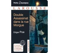 Double Assassinat dans la rue Morgue La Lettre volée - Edgar Allan Poe - Larousse - broché - Scolaire / Universitaire
