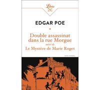Double assassinat dans la rue Morgue Suivi de Le Mystère de Marie Roget - Edgar Allan Poe - Librio - Poche - Roman
