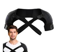 Double attelle d'épaule, attelle de soutien d'épaule pour femme,Protecteur d'épaule réglable, équipement de protection pour le sport - Manchon de compression flexible, bretelles d'épaule pour femmes e