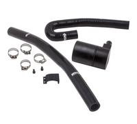Double Baffled Oil Catch Can Kit + Silicone Hoses For Bmw N54 135i 335i 535i New