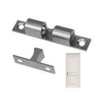 Double Ball Tension Roller Catch Latch | Furniture Door Ball Latch | Cabinet Do-or Catch Closet Do-or Hardware Copper Bead Buckle For Furniture Cabinet Closet Door Bookshelf